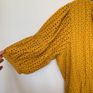 Eloquii Dresses - ELOQUII Yellow Eyelet Dress Eloquii Dresses - ELOQUII Yellow Eyelet Dress